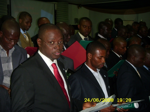 MY BOSS AND I AT THE INDUCTION EVENT OF THE NIEGRIACOMPUTER SOCIETY - click for next photo