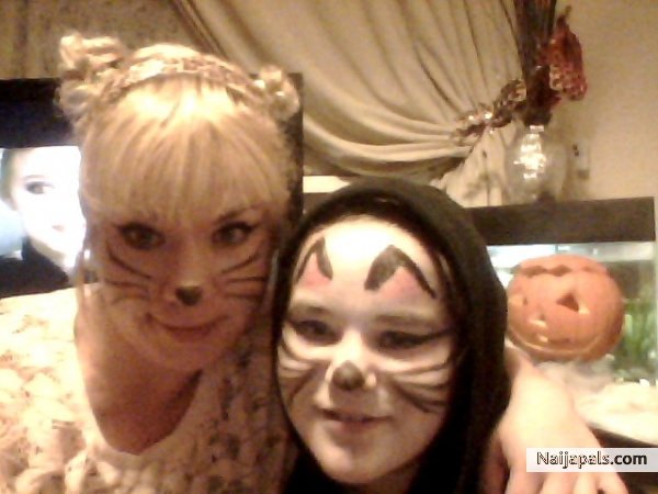 me and neice courtney halloween 2012 - click for next photo